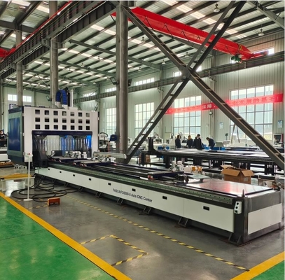 알루미늄 CNC 5 축 가공 센터 300mm 톱 블레이드와 CNC 드릴링 및 절단 기계