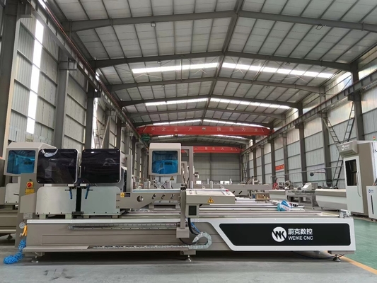 600mm CNC 두 개의 헤드 미트르 자그 창문과 문에 알루미늄 프로필을 절단 공장 제조