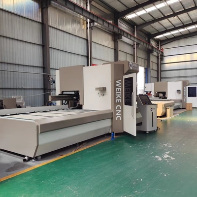 6500mm CNC 알루미늄 가공 절단 센터 45 90도 창문 문 및 커튼 벽 기계