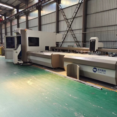 6500mm CNC 알루미늄 가공 절단 센터 45 90도 창문 문 및 커튼 벽 기계