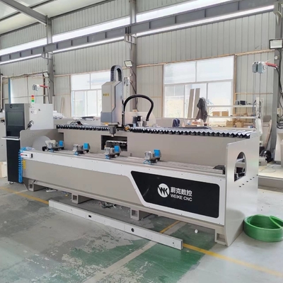 알루미늄 프로파일 3 + 1 CNC 가공 센터 작업 길이는 자동 도구 교환과 함께 3200mm입니다