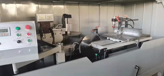 알루미늄 프로파일 가공 센터 175mm 알루미늄 윈도우 기계 90도