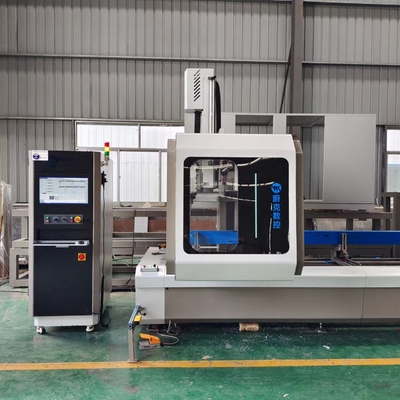 7000mm ATC CNC 4 축 수직 알루미늄 합금 문, 창 및 커튼 벽 제조 기계