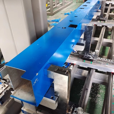 7000mm ATC CNC 4 축 수직 알루미늄 합금 문, 창 및 커튼 벽 제조 기계