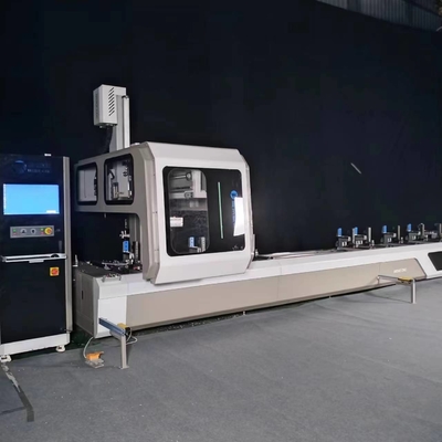 고 정밀 알루미늄 4 축 CNC 드릴링 프레싱 ATC 가공 센터 회전 스핀들과 창문 제조 기계