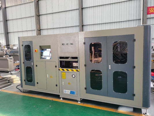알루미늄 프로파일용 CNC 7 축 끝 프레싱 기계 알루미늄 문과 창을 만드는 기계