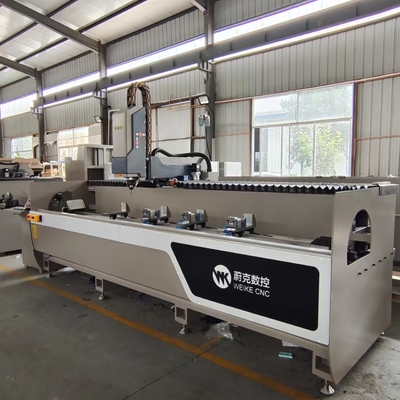 3200mm 처리 길이 알루미늄 창 프레임 문 프레임 CNC 드릴링 프레싱 머신