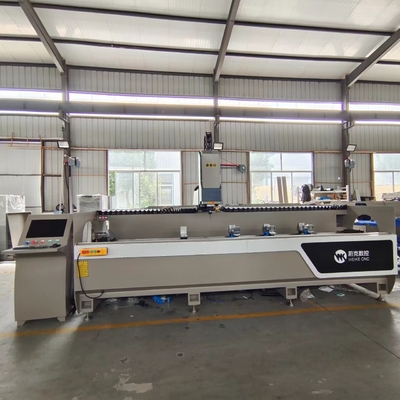 3200mm 처리 길이 알루미늄 창 프레임 문 프레임 CNC 드릴링 프레싱 머신