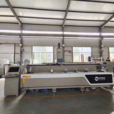 3200mm 처리 길이 알루미늄 창 프레임 문 프레임 CNC 드릴링 프레싱 머신