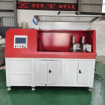 CNC 고형 알루미늄 프로필 절단 자그마치 90도 절단 Anlge와 함께 세르보 공급 절단 기계