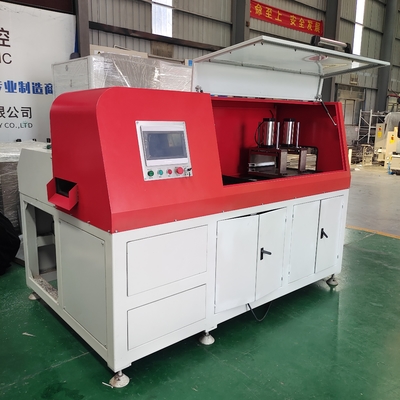 CNC UPVC 단일 머리 미터 톱 2800r/Min 수치 제어