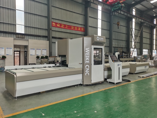 큰 CNC 알루미늄 Pvc 절단 센터 45 및 90 절단 각 자동 로딩 및 배하