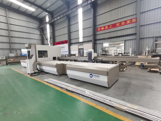큰 CNC 알루미늄 Pvc 절단 센터 45 및 90 절단 각 자동 로딩 및 배하