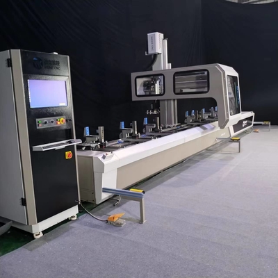 6500mm 4 축 CNC 가공 센터 알루미늄 커튼 벽 프로필 처리를 위한 CNC 기계