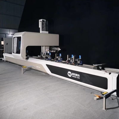 6500mm 4 축 CNC 가공 센터 알루미늄 커튼 벽 프로필 처리를 위한 CNC 기계