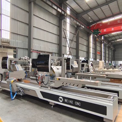 550mm 톱 블레이드 CNC 듀얼 미트르 절단 톱 알루미늄 UPVC 창문 커튼 벽 45 및 90 절단 각