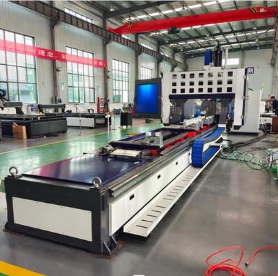 알루미늄 CNC 5 축 가공 센터 300mm 톱 블레이드와 CNC 드릴링 및 절단 기계