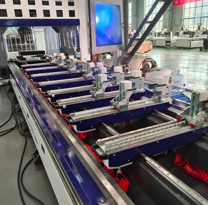 알루미늄 CNC 5 축 가공 센터 300mm 톱 블레이드와 CNC 드릴링 및 절단 기계
