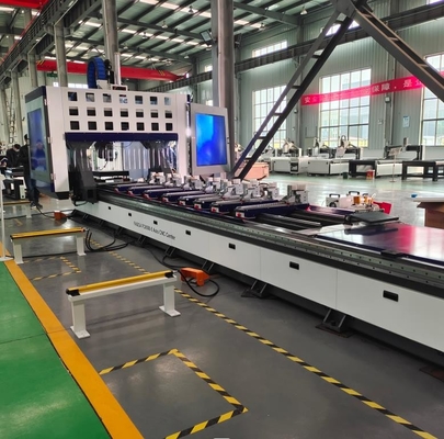 5 축 CNC 알루미늄 가공 센터 창문 및 커튼 벽 제조를위한 12 도구