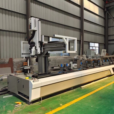 6500mm 12-도구 자동 도구 변경기 4 축 갱트리 산업 알루미늄, PVC 프로파일을 위한 CNC 가공 센터