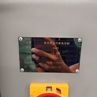 임의의 각도 단일 해드 절단은 알루미늄 창 문 절단이 봤던 것을 봤습니다