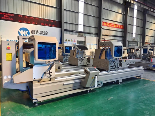 CNC 듀얼 헤드 미터 톱 600mm 톱 블레이드 알루미늄 톱