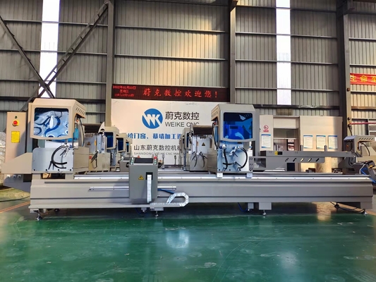 CNC 듀얼 헤드 미터 톱 600mm 톱 블레이드 알루미늄 톱
