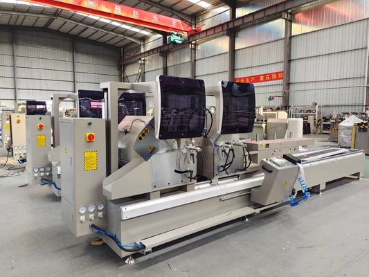 CNC 듀얼 헤드 미터 톱 600mm 톱 블레이드 알루미늄 톱