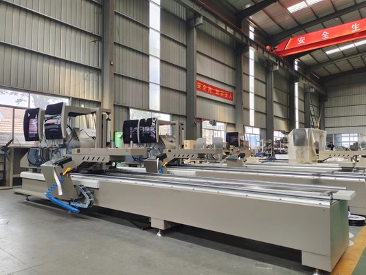 CNC 듀얼 헤드 미터 톱 600mm 톱 블레이드 알루미늄 톱