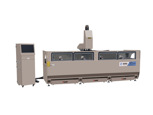 3200mm ATC 알루미늄 프로필 CNC 가공 센터 3 + 1 축 작업 테이블은 3 쪽으로 돌 수 있습니다